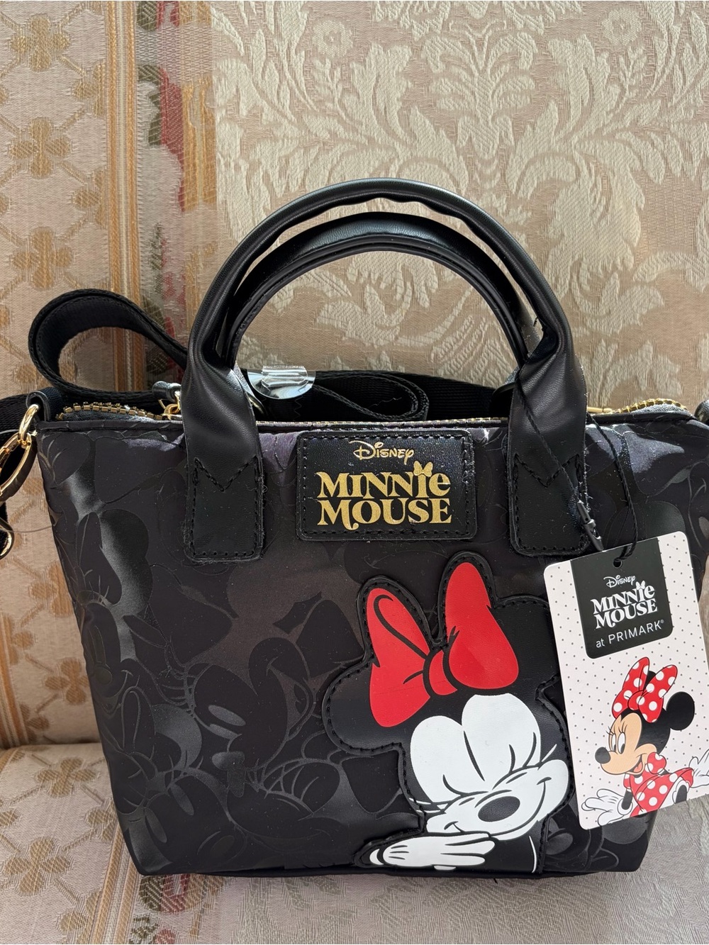 New Primark Disney Minnie Mouse Bag w/removable crossbody strap